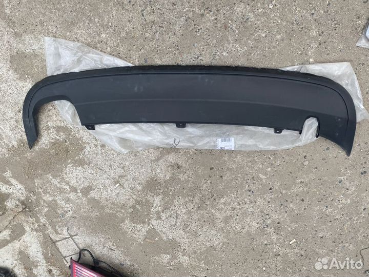 Юбка накладка заднего бампера фольксваген джетта 6
