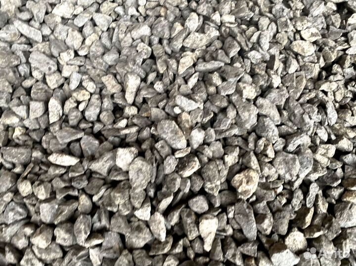 Щебень, Песок