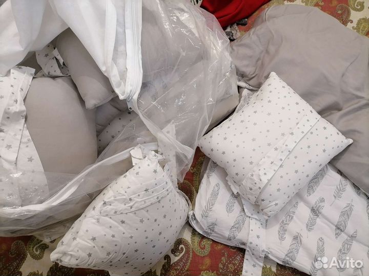 Бортики в детскую кроватку новые