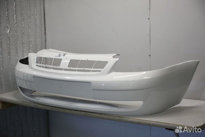 Бампер передний ваз 2170 Приора 240 Белое облако
