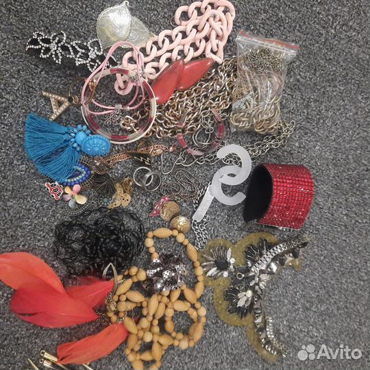 Бижутерия пакетом лом