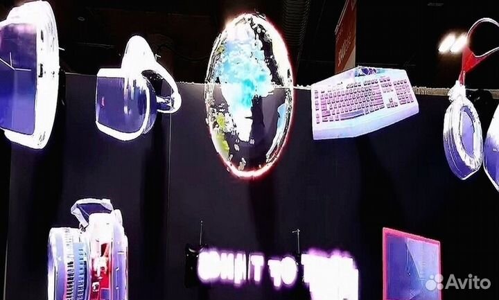 Голографический 3D-вентилятор LED
