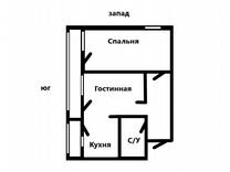2-к. квартира, 49,3 м² (Болгария)