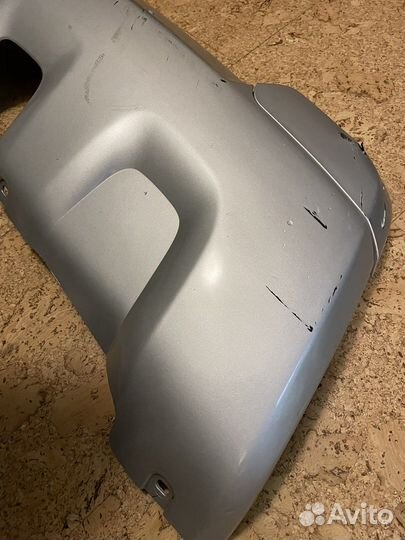 Накладка на задний бампер renault duster 2015-2021