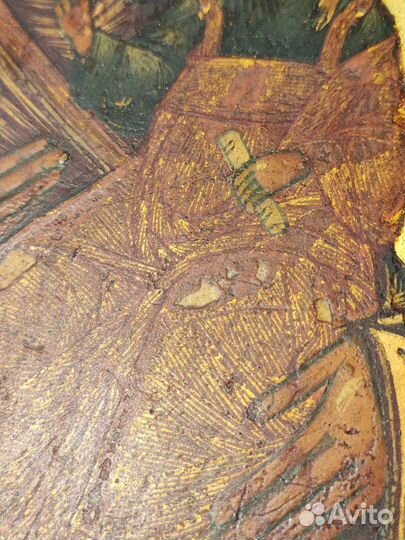 Старинная икона Смоленская, Одигитрия, 19 век