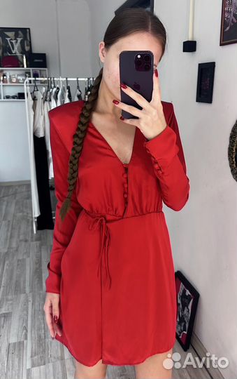 Платье Zara новое Шелк