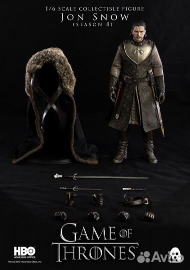 Threezero Jon Snow Джон Сноу Game of Thrones
