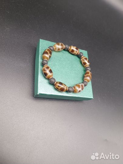 Мужской браслет черепаха дзи