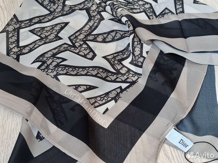 Платок бежевый Шифон Christian Dior 2 цвета