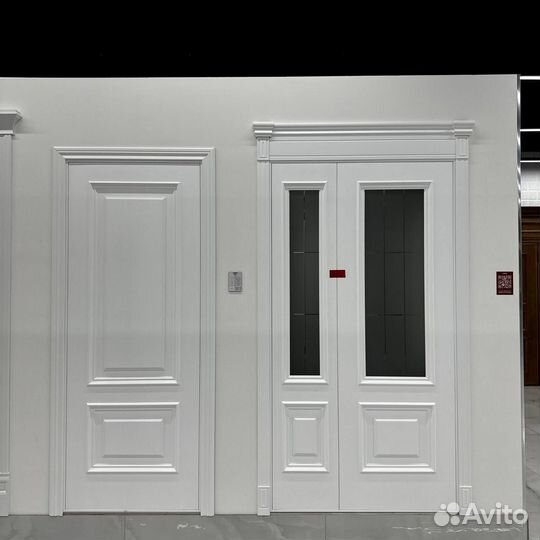 Двери межкомнатные серые