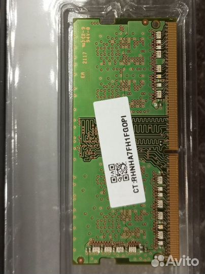 Оперативная память для ноутбука ddr4 4gb