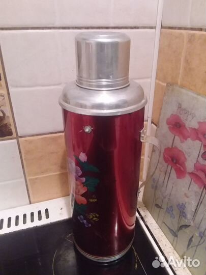 Термос ссср,стеклянная колба,1 л