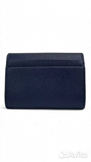 Кошелёк Marni Leather Wallet Navy Brown Unisex