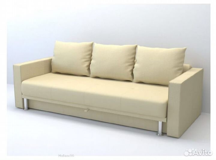 Диван-кровать Некст с подлокотниками Neo Cream