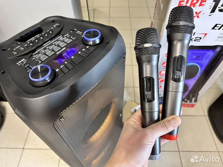 Портативная колонка Eltronic 1500W мощности