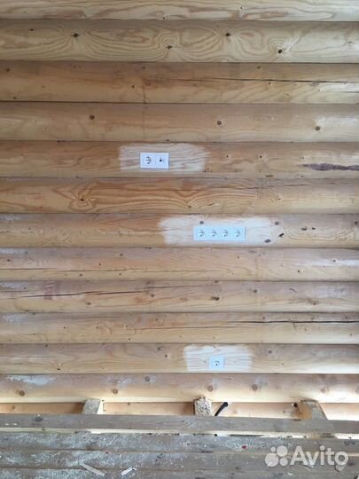 Электрик, электромонтаж, скрытая проводка в срубах