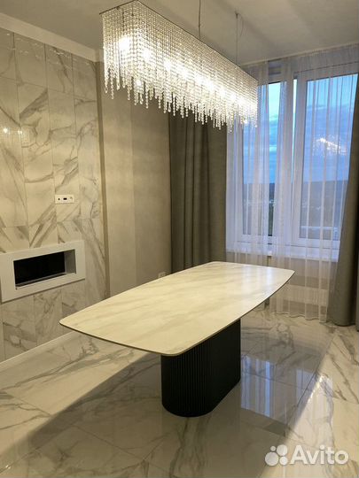 Стол обеденный из керамогранита