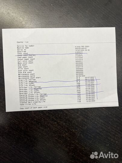 Konica minolta bizhub pro C5501