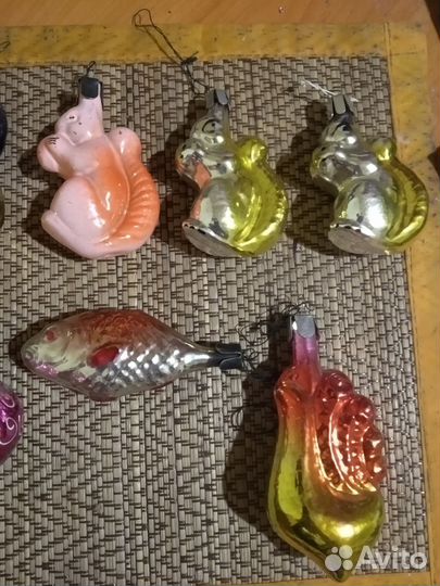 Елочные игрушки СССР