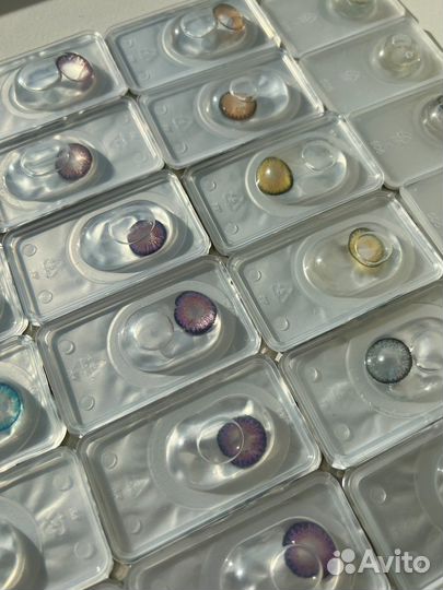 Цветные линзы Fresh Look, контейнер и раствор