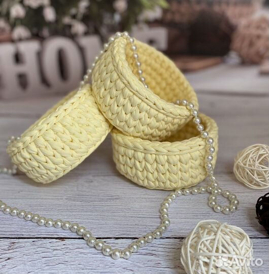 Набор корзин ручной работы