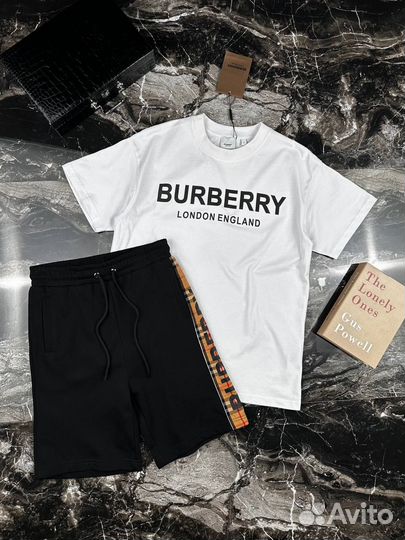 Burberry шорты футболка