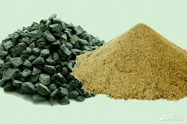 Песок, щебень,отсев,гпс, цемент,чернозём, бетон