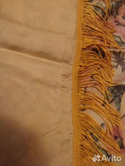 Ковер-скатерть и покрывало плюшевые, товинтаж