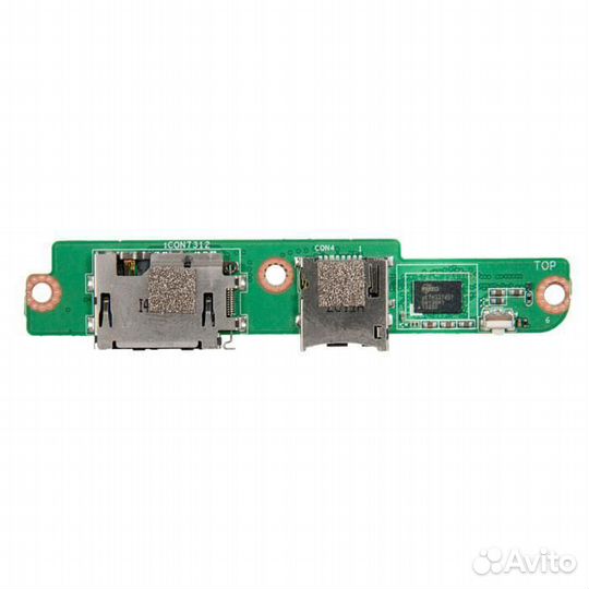 Плата разъемом Sim, разъемом карты памяти и контро