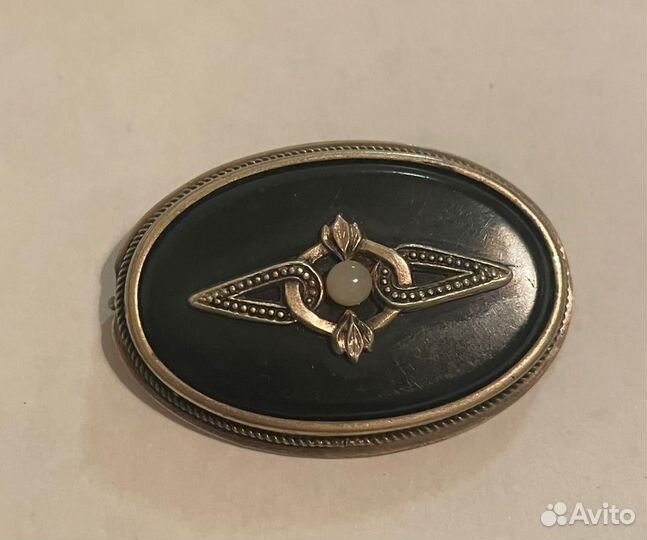 Брошь серебро 875 проба СССР