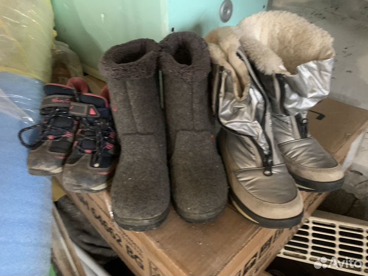 Сапоги зимние детские