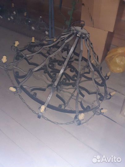 Комплект люстра и бра ручная работа