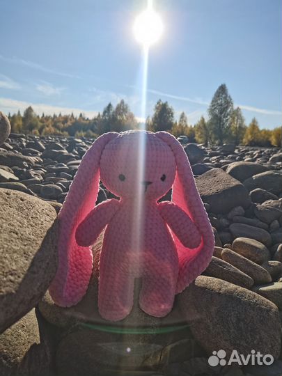 Мягкая игрушка заяц ручной работы