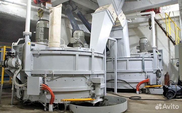 Планетарный бетоносмеситель MP 1500/1000 без скипа