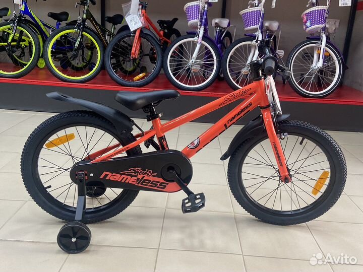 Велосипед 16 Nameless Sport красно-черный