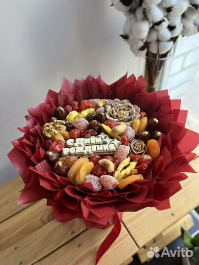 Букет из сухофруктов/ съедобный букет