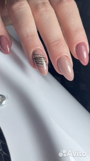 Наращивание, Коррекция, Маникюр