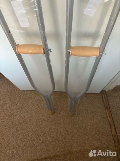 Костыли подмышечные, L (рост 180-200см) с упс