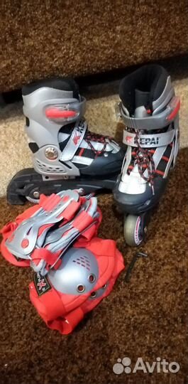 Детские ролики и защита