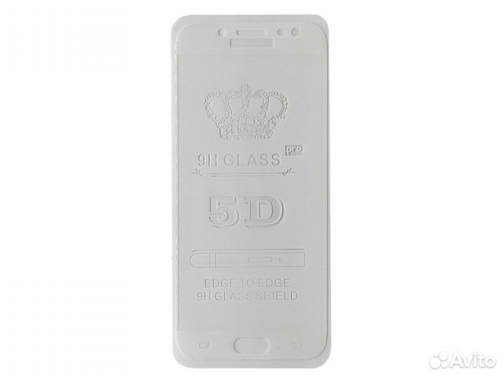 Стекло для Samsung Galaxy J7 2017 5D (белый)