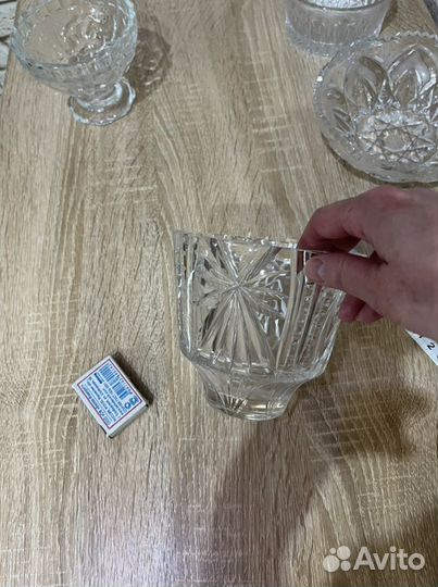 Хрустальные салатники, конфетницы СССР
