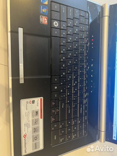 Большой ноутбук Packard bell 17 дюймов
