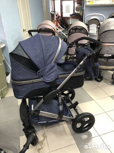 Коляска lux мом 2:1