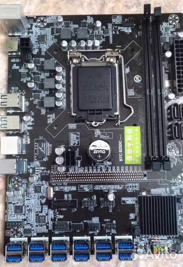 Материнская плата BTC b250c на 12 карт с гарантией