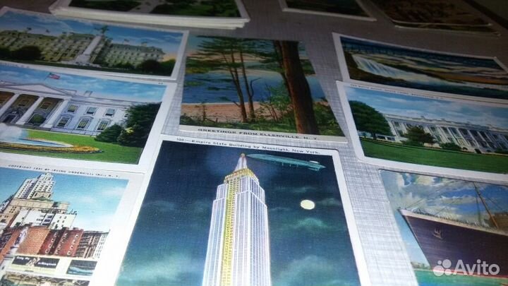 Серии открыток 30-х годов, США