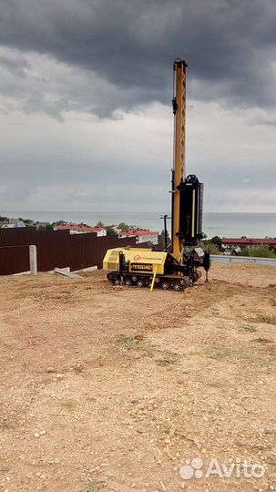 Фундамент на ж/б сваях