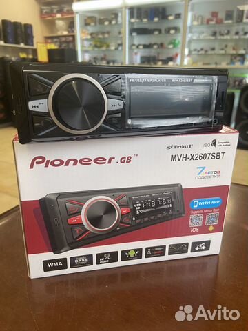 Авто магнитола 1 DIN 1 дин Pioneer 2607 блютуз USB