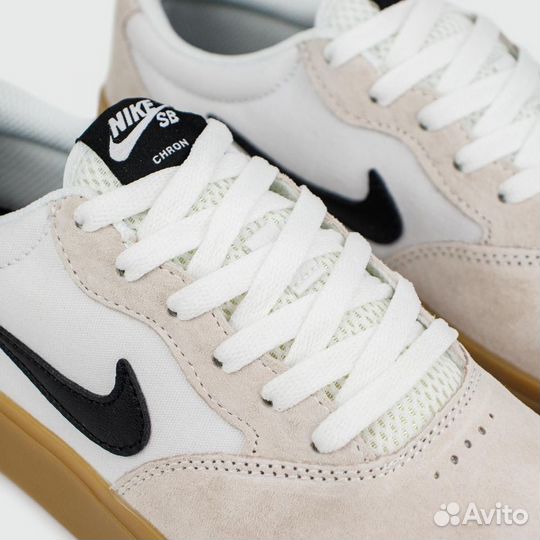 Кеды Nike SB Chron Suede Grey Gum