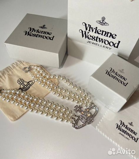 Колье Vivienne Westwood планета с упаковкой новое