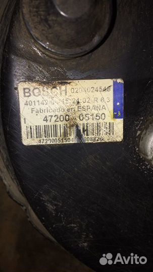 Вакуумный усилитель тормозов Toyota Avensis 2